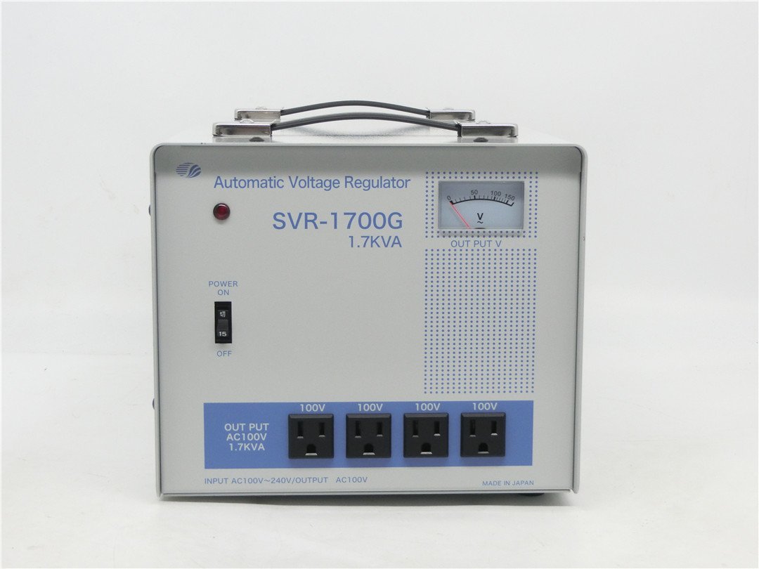 中古品 交流定電圧電源装置 SVR-Gシリーズ SVR-1700G 通電のみ 他の 中古品 交流定電圧電源装置 SVR-Gシリーズ SVR-1700G 通電のみ 他の