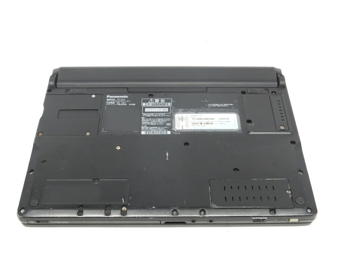 中古　Panasonic　CF-SX2　3世代I5　4GB　13型 ノートパソコン　BIOSロックあり　　詳細不明　　ジャンク扱い 　_画像6