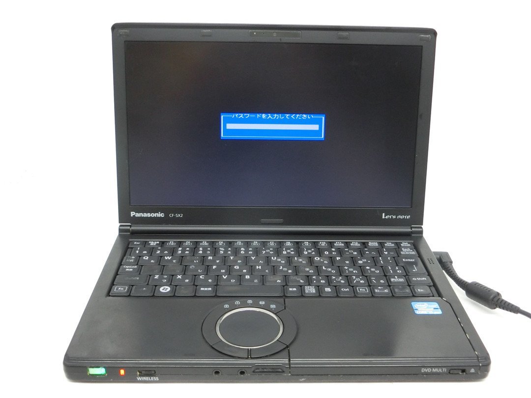 中古　Panasonic　CF-SX2　3世代I5　4GB　13型 ノートパソコン　BIOSロックあり　　詳細不明　　ジャンク扱い 　_画像1