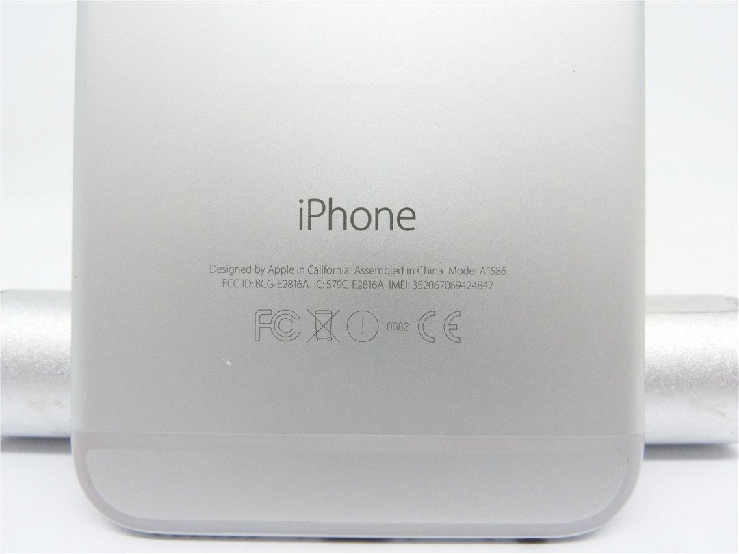 中古品　Apple iPhone 本体 iPhone6　A1586 16GB 　三大判定（－）　バッテリー86％　　アクディベーションロックあり　送料無料_画像4