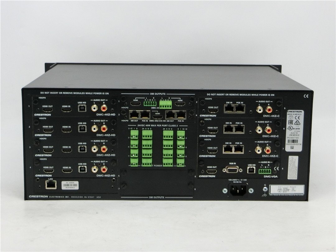 中古品 Crestron DM-MD8X8 PN6507183 通電のみ確認済み 動作 中古品 Crestron DM-MD8X8 PN6507183 通電のみ確認済み 動作