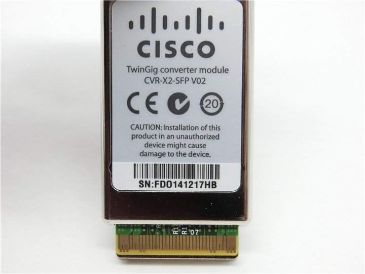 ★中古動作品　CISCO★CVR-X2-SFP V02　 TwinGig converter module　送料無料_画像6