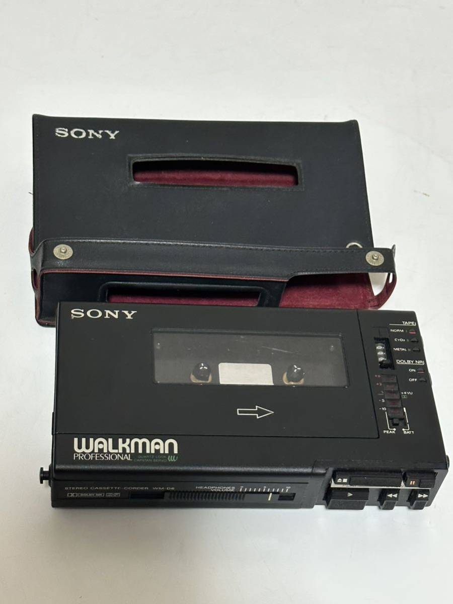 特価ブランド ジャンクSONY カセットレコーダー WALKMAN WM-D6 録音