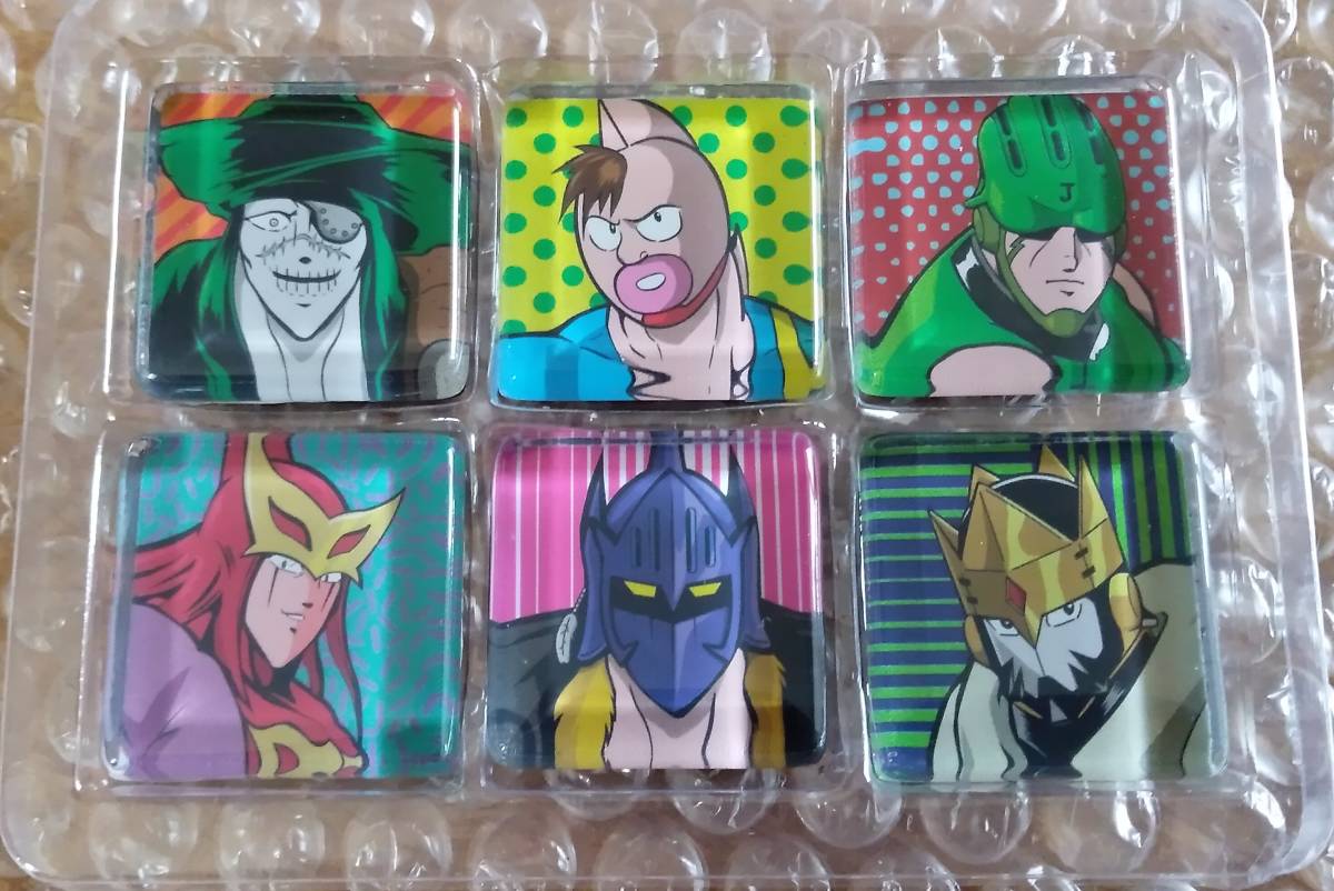 [ Kinnikuman second generation glass magnet SET ]