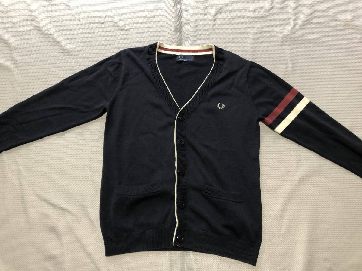 新品未使用】FRED PERRY フレッドペリー カーディガン Sサイズ