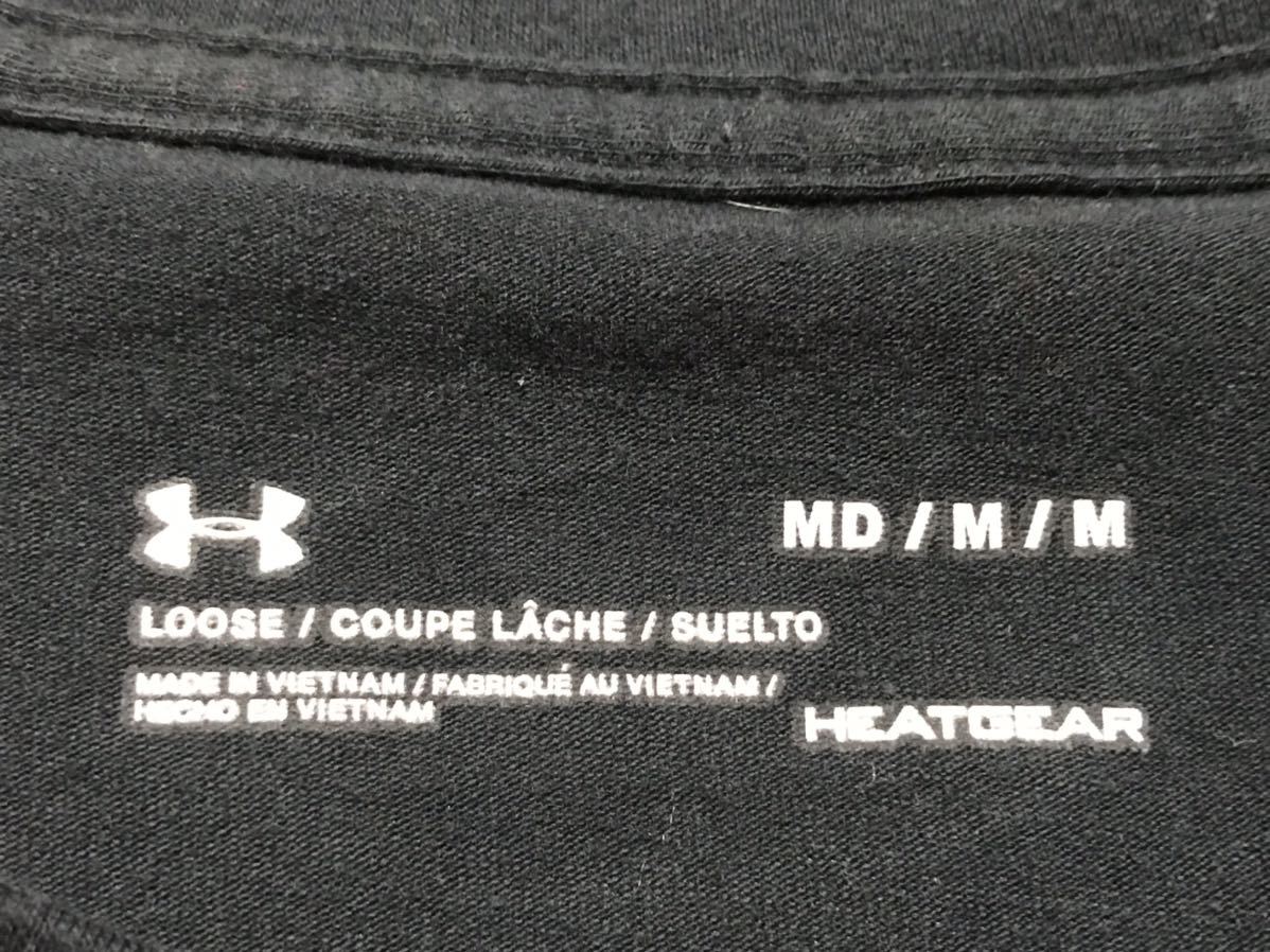 UNDER ARMOUR MEN’S SHORT SLEEVE T-SHIRTS size-MD(着丈71身幅54) 中古(超美品) 送料無料 NCNR_画像2