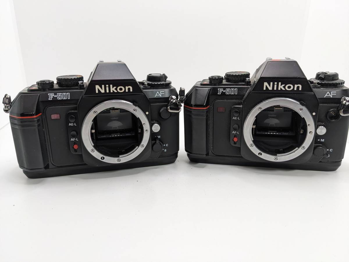 ★2個まとめ・ジャンク★ Nikon ニコン F-501 フィルムカメラ AF ボディ 本体 ＃1851083_画像1