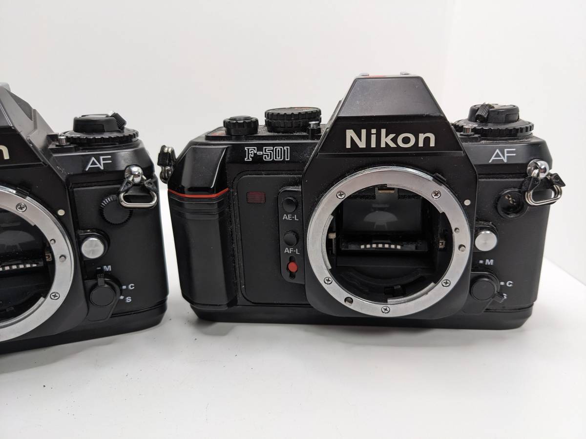 ★2個まとめ・ジャンク★ Nikon ニコン F-501 フィルムカメラ AF ボディ 本体 ＃1851083_画像3