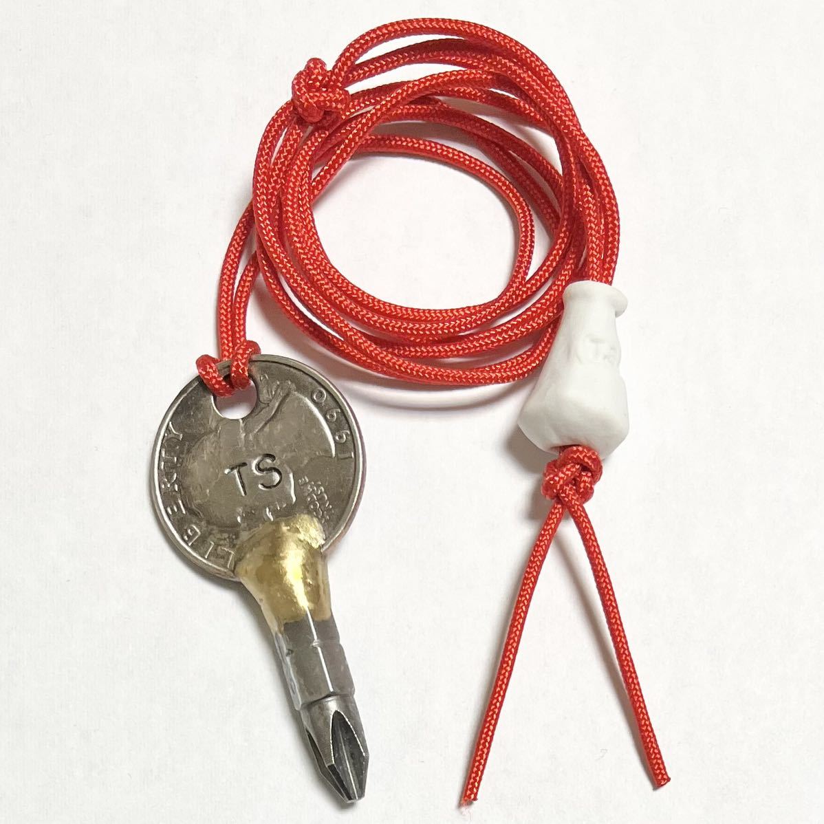 即決 送料無料 新品未使用 Tom Sachs Quarter Screw Necklace　トム サックス クォーター スクリュー ネックレス