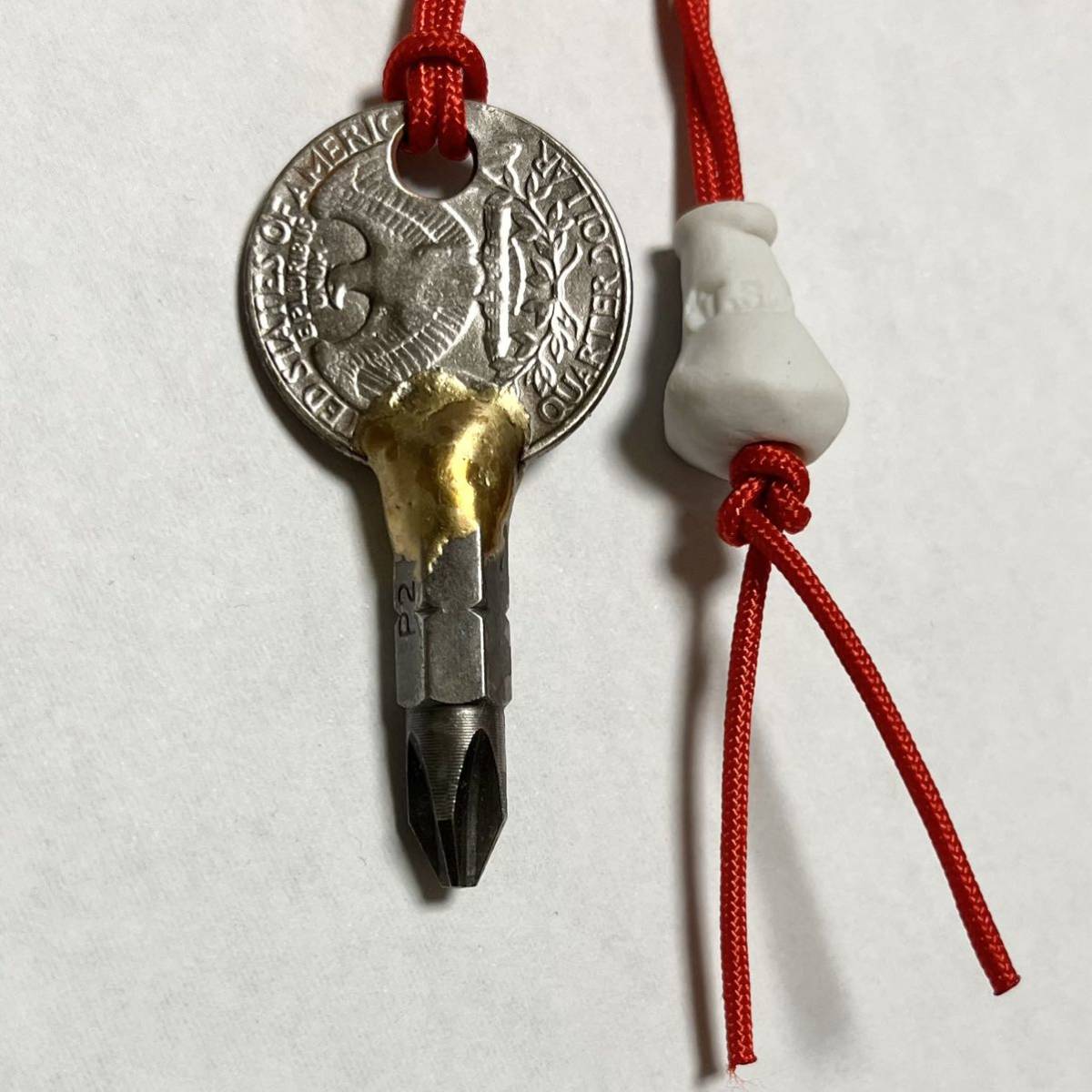 即決 送料無料 新品未使用 Tom Sachs Quarter Screw Necklace　トム サックス クォーター スクリュー ネックレス