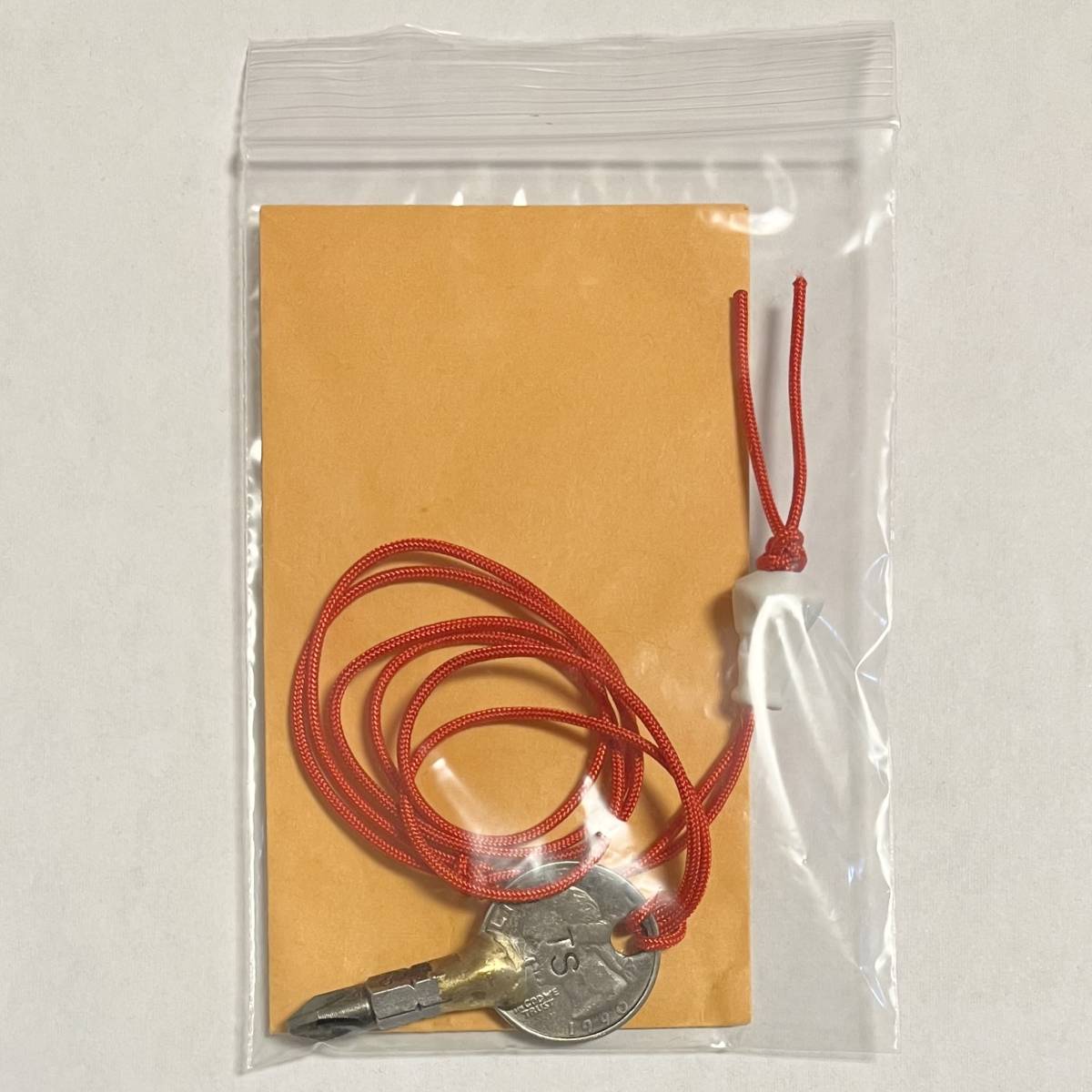 即決 送料無料 新品未使用 Tom Sachs Quarter Screw Necklace　トム サックス クォーター スクリュー ネックレス