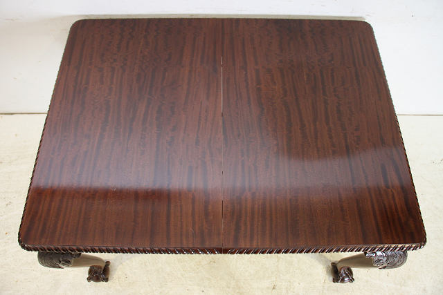 テーブル アンティーク家具 dt-8　1930年代 イギリス製 アンティーク マホガニー チッペンデール ダイニング 食卓 英国 家具 安 店舗什器_画像3