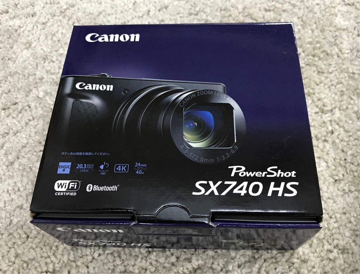 Canon PowerShot デジタルカメラ SX740 HS ブラック 未使用未開封