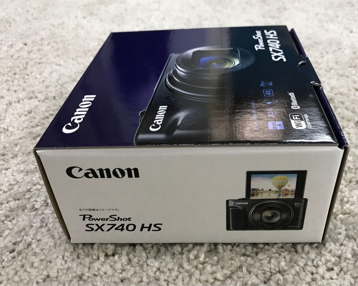 Canon PowerShot デジタルカメラ SX740 HS ブラック 未使用未開封