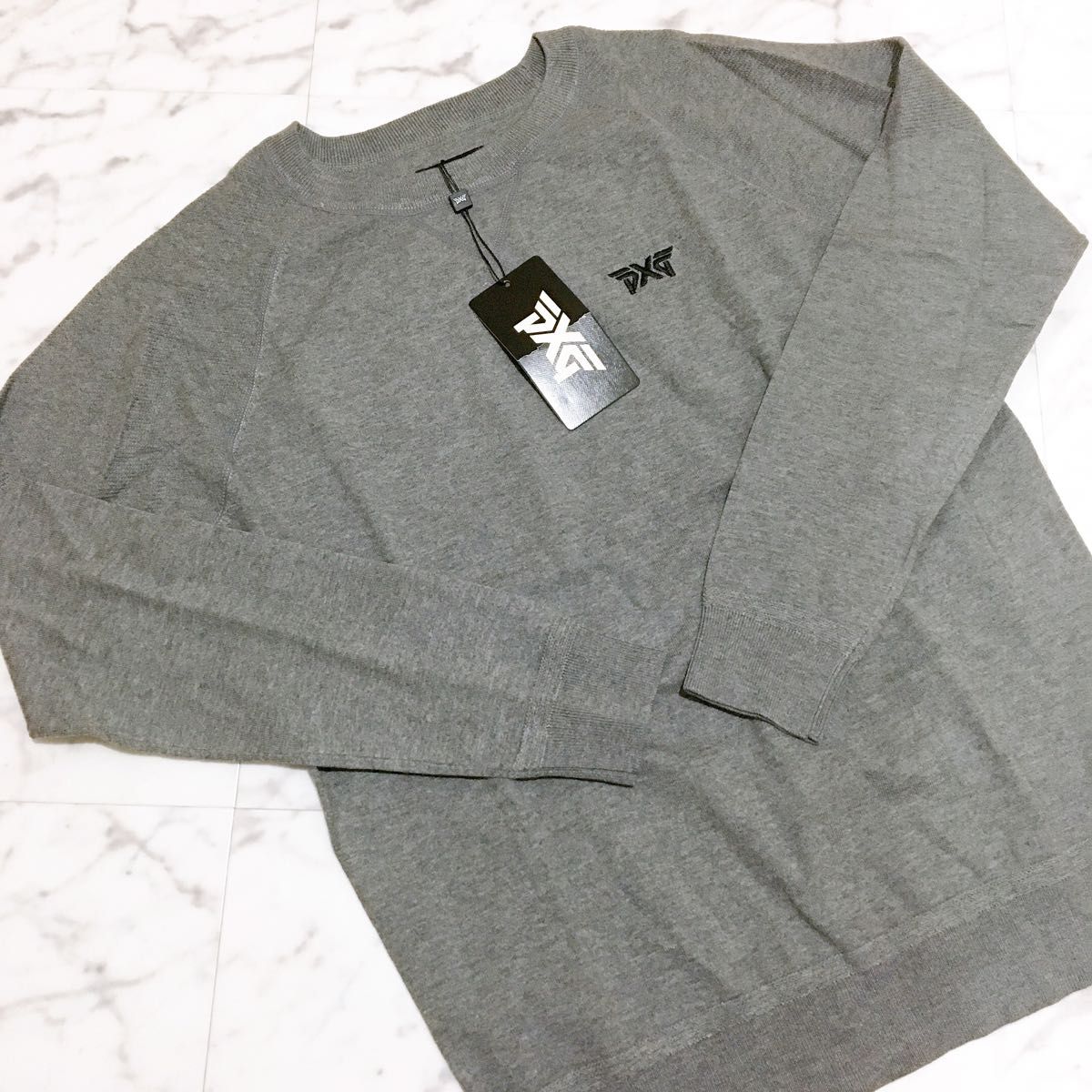 翌日発送】PXG ゴルフ メンズ セーター 長袖 トップス(グレー)M