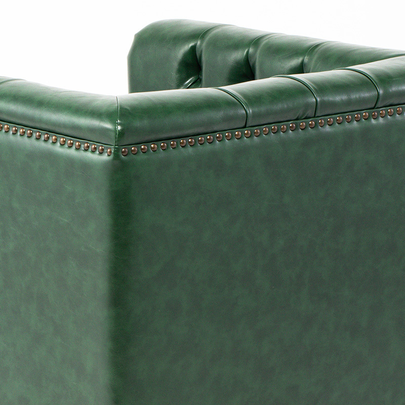  sofa 1 seater . sofa single sofa sofa Cesta - field stylish Britain antique style green imitation leather vi n cent VM1P91K