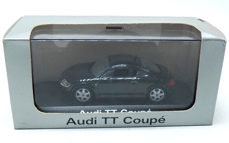 【特注ウイングレス】Ж 未使用! ミニチャンプス 1/43 初代 Audi TT coupe 8N 1998 Black カラーサンプル ブラック アウディ MINICHAMPS Ж