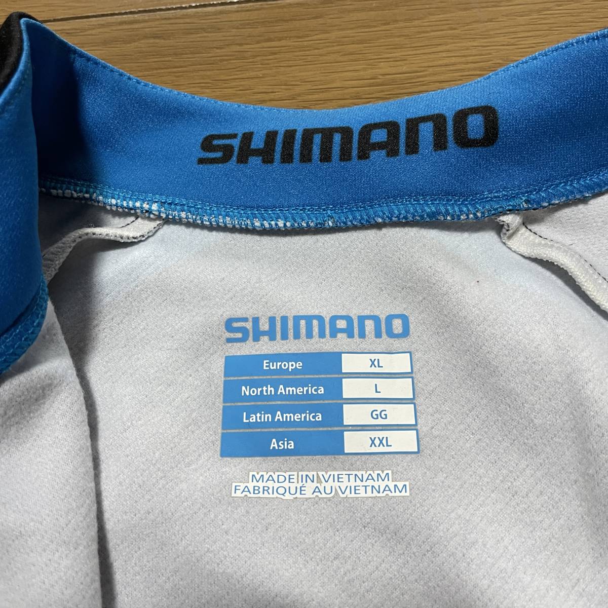 X-14　シマノ/SHIMANO　サイズXXL！ジップ　サイクルジャージ_画像5