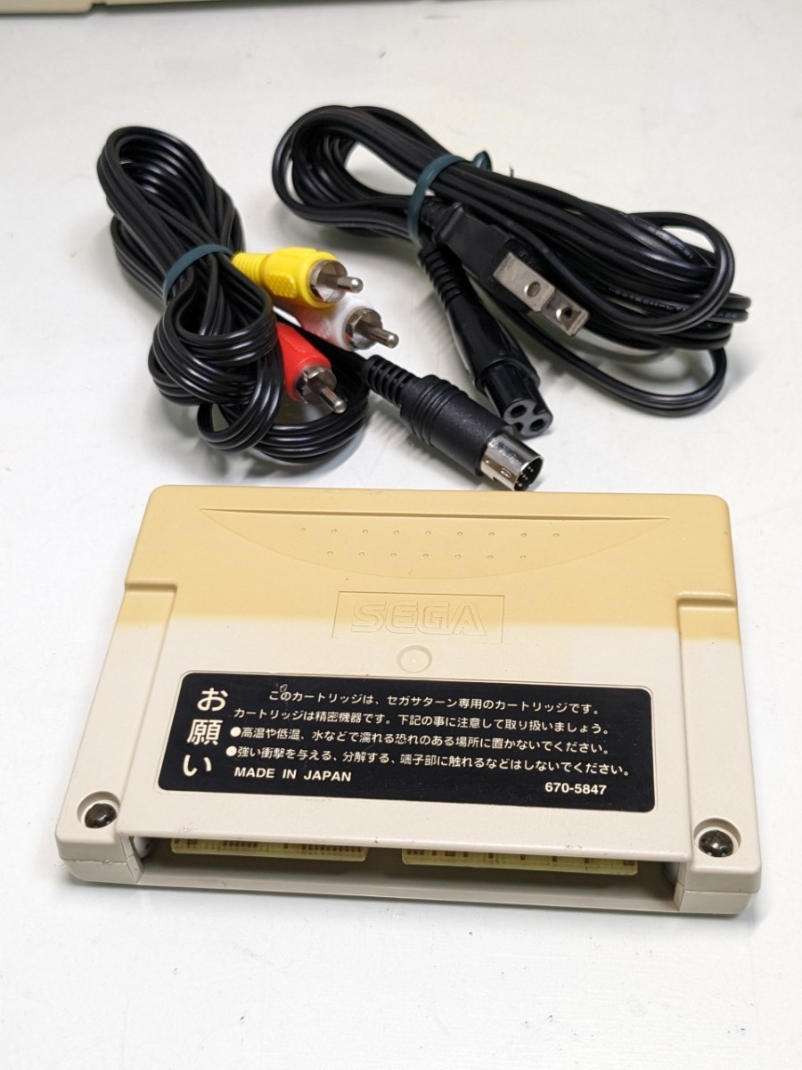 動作品 セガ sega セガサターン segasaturn hst-3220 中古品 純正コントローラー ×2 レトロゲーム retro game 送料無料 匿名配送_画像6