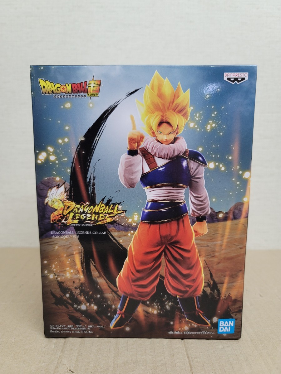 ◆ 未開封 ◆ DRAGONBALL LEGENDS COLLAB - SON GOKU - 孫悟空 フィギュア 一番くじ ドラゴンボール 超 サイヤ人 ヤードラット_画像1