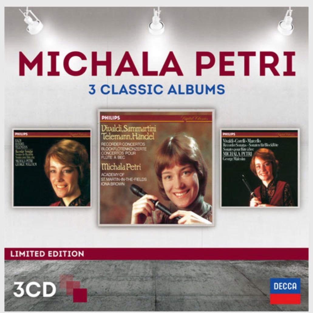 【中古品　良】CD Petri, Michala ミカラ　ペトリ　3 Classic Albums_画像1