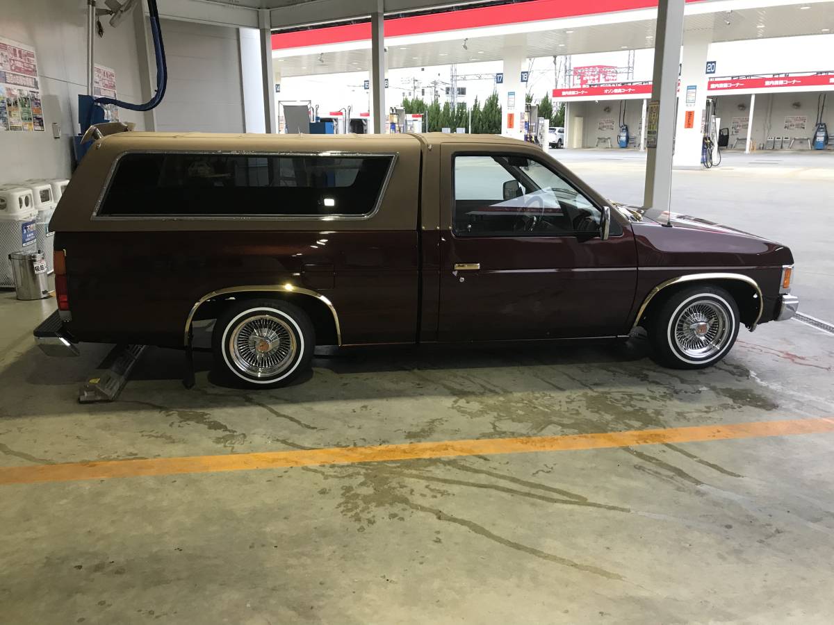  Nissan D21 Datsun Truck previous term Short vehicle inspection "shaken" attaching 4 number Lowrider 