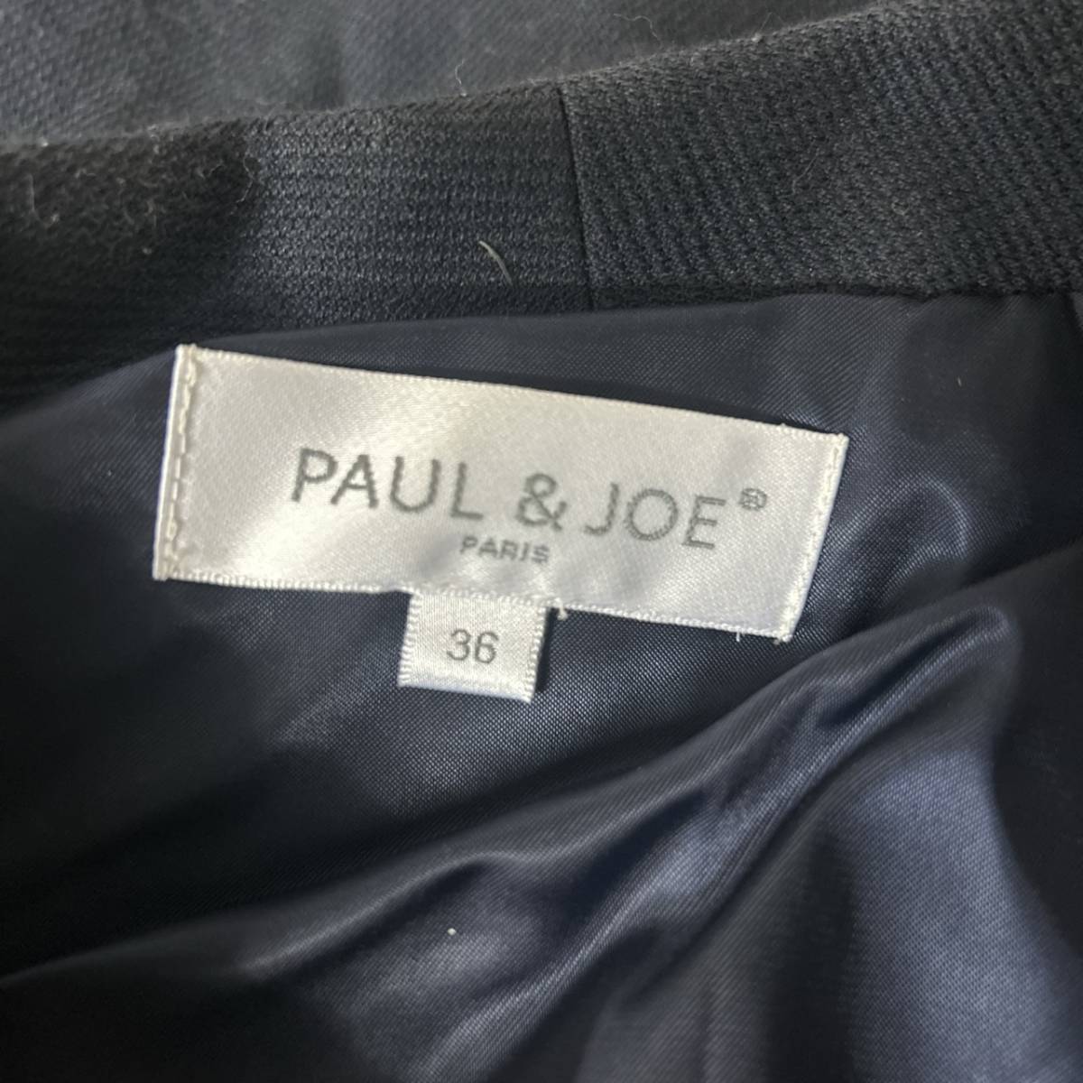 y77 美品◎ PAUL&JOE ポール&ジョー ジャケット 上着 サイズ36 Mサイズ相当 長袖 軽量 レディース 上質 高級_画像6