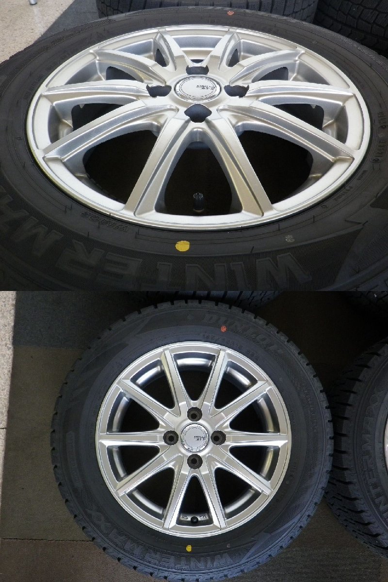 TOPY トピー SIBILLA NEXT GS-5 シビラネクスト♪15×5.5J/PCD100/4H/+42♪ダンロップ WINTER MAXX 02 185/65R15 88Q 2021年製♪R508SW43_画像2