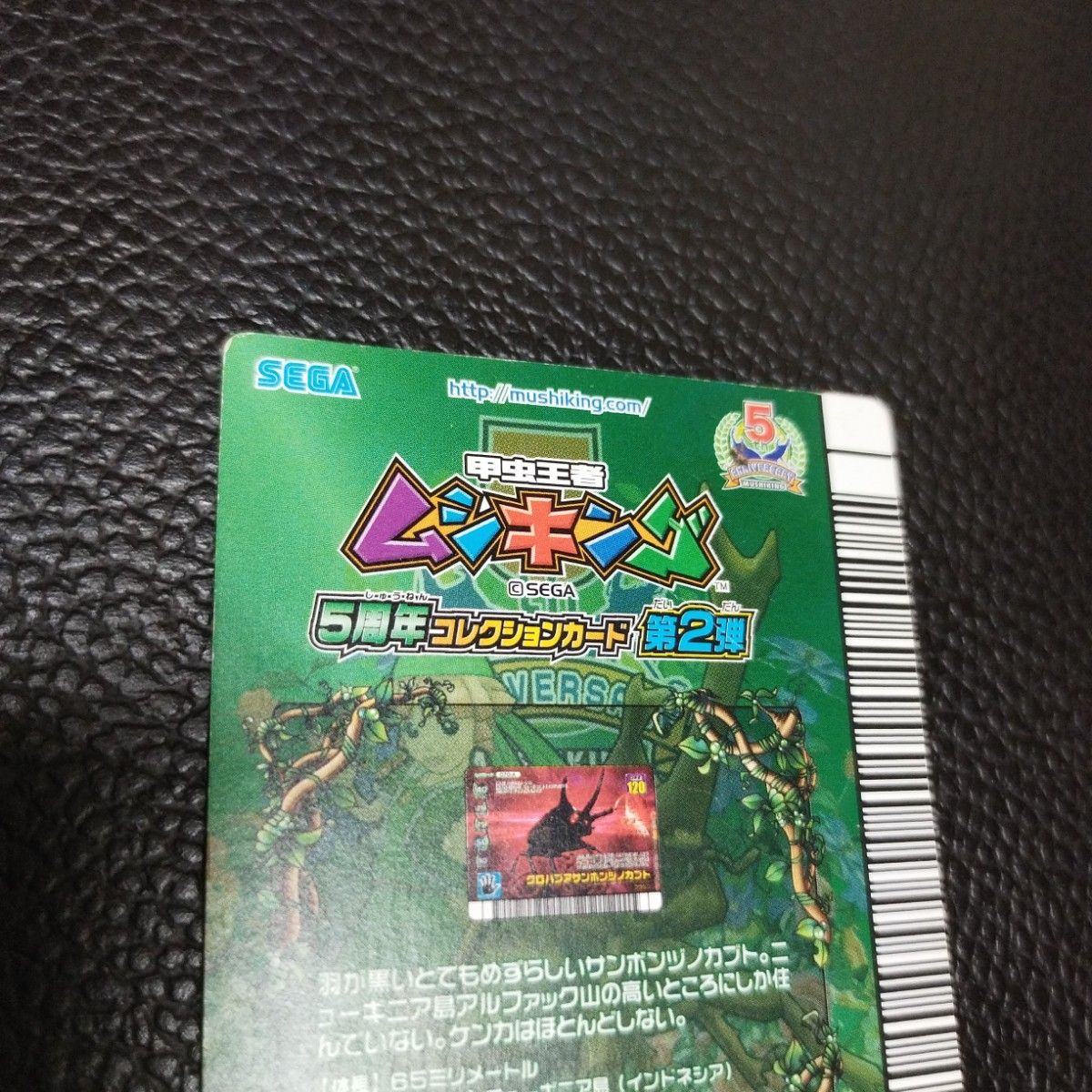 甲虫王者ムシキング 5周年 アダーコレクション クロパプア