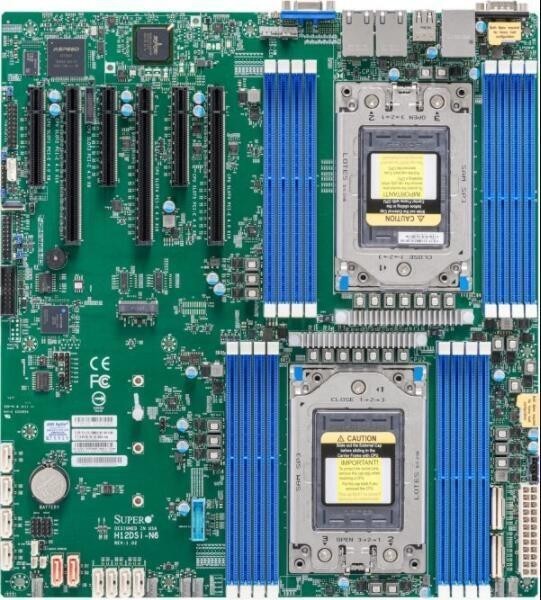 その他 Supermicro H12Dsi-N6 EATX Motherboard AMD EPYC 7002/7003 Series Processors Socket SP3