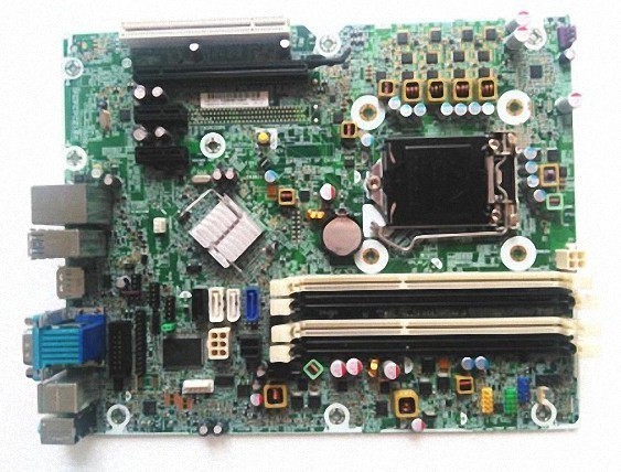 HP 657239-001 fit for HP 6300 6380 Pro series desktop Motherboard mainboard Q75 LAG 1155 DDR3_画像1