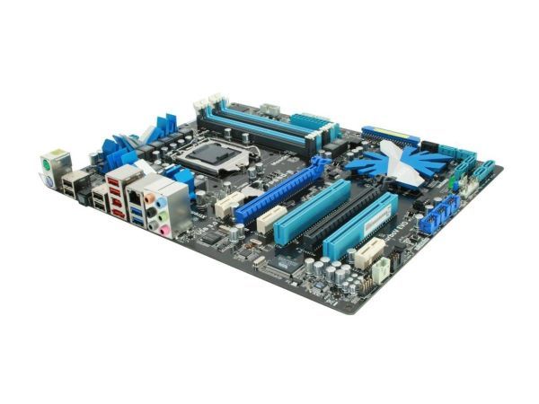 ASUSTeK ASUS P7P55D-E LGA 1156 Intel P55 SATA 6Gb/s USB 3.0 ATX Intel Motherboard
