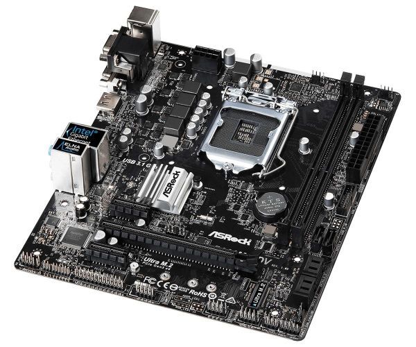 ASRock B360M-HDV LGA 1151 300 Series Intel B360 HDMI SATA 6Gb/s USB 3.1 Micro ATX Intel Motherboard_画像2