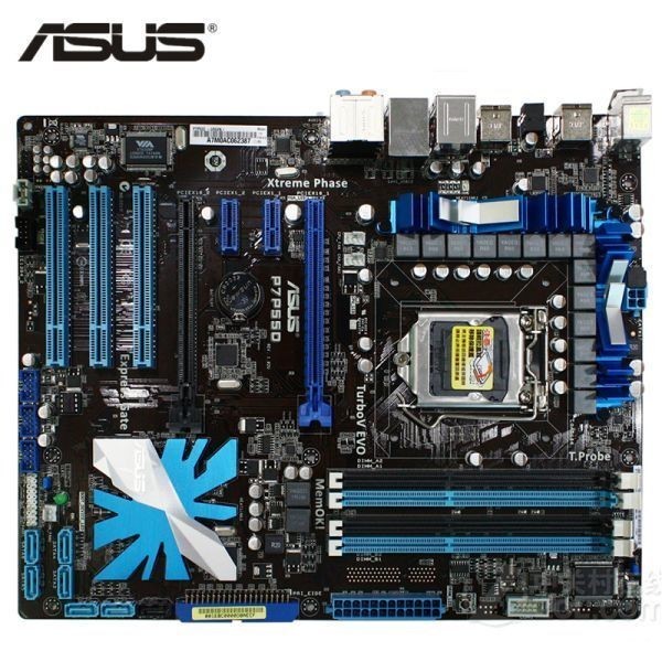ASUS P7P55D LGA 1156 Intel P55 ATX Intel Motherboard