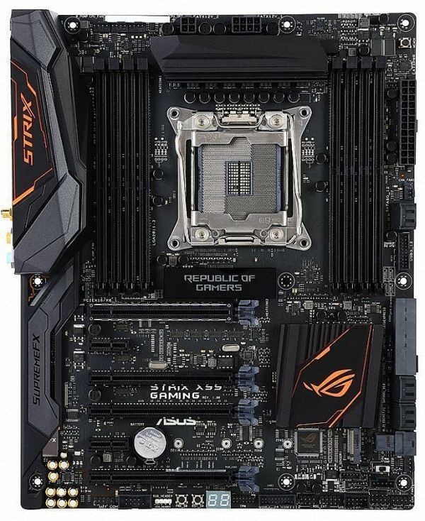 ASUS ROG STRIX X99 GAMING LGA 2011-v3 Intel X99 SATA 6Gb/s USB 3.1 ATX Intel Motherboard_画像1