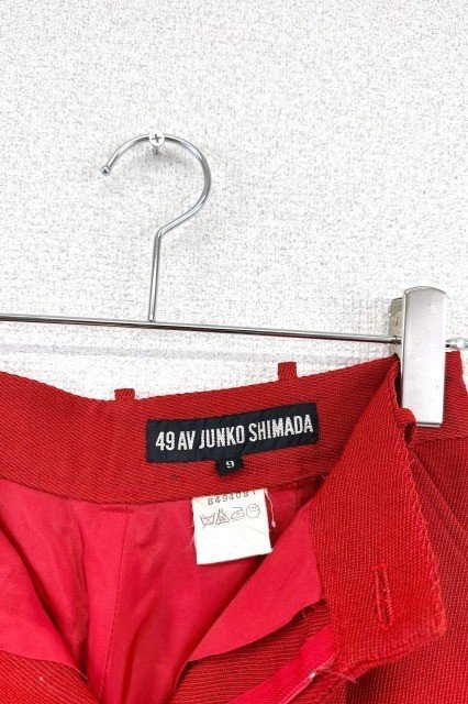 49AV JUNKO SHIMADA pants 49 avenue Junko Shimada pants red lady's Vintage 