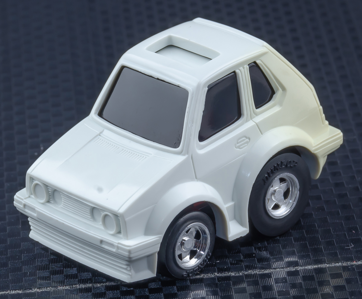5台～送料無料 日本製 チョロQ ワーゲンセット限定 VW ゴルフ GTI ホワイト フォルクスワーゲン GOLF CHORO-Q EMDT_画像1