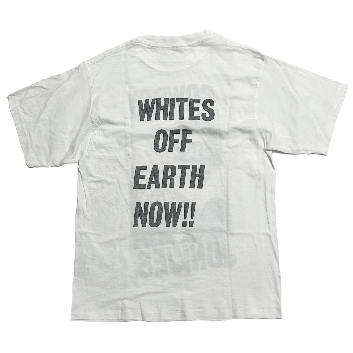 激レア【80s ビンテージ COWBOY JUNKIES ROBERT JOHNSON '86 WHITES OFF EARTH NOW!! Tシャツ ロバートジョンソン シングルステッチ】_画像3