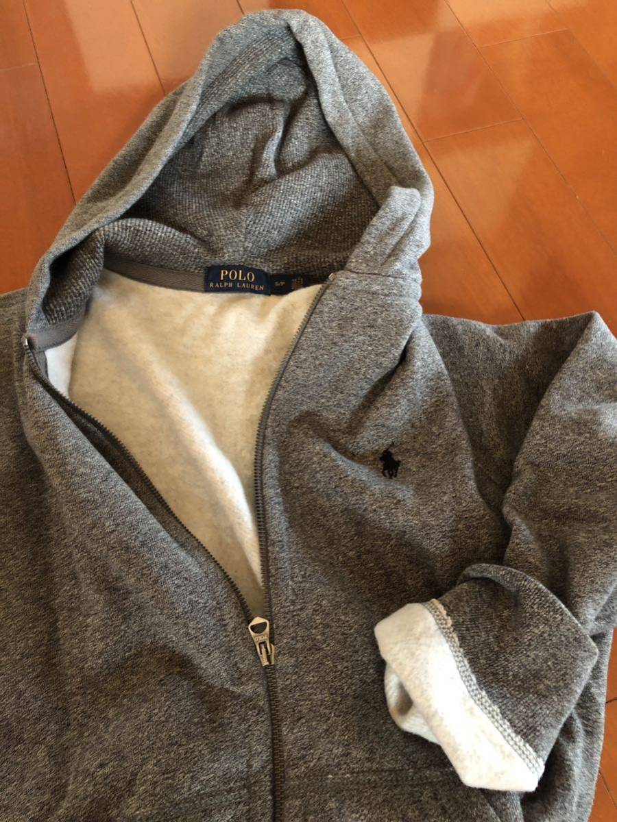 Polo by RALPHLAULEN Polo bai Ralph Lauren Parker sweat sweatshirt S/P gray reverse side nappy ... seems to be!(YI)