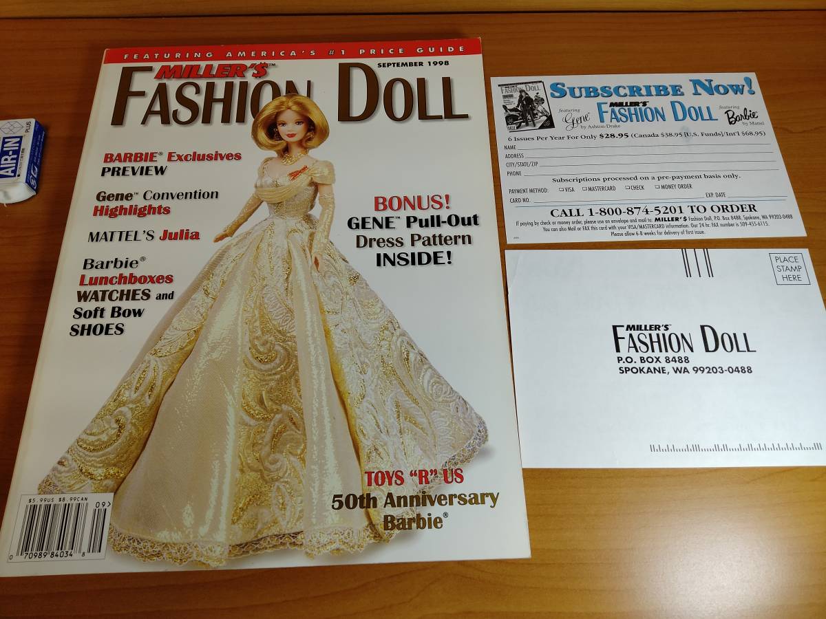 【模型/洋書】MILLER'S FASHION DOLL SEPTEMBER 1998, 1998/9_画像1