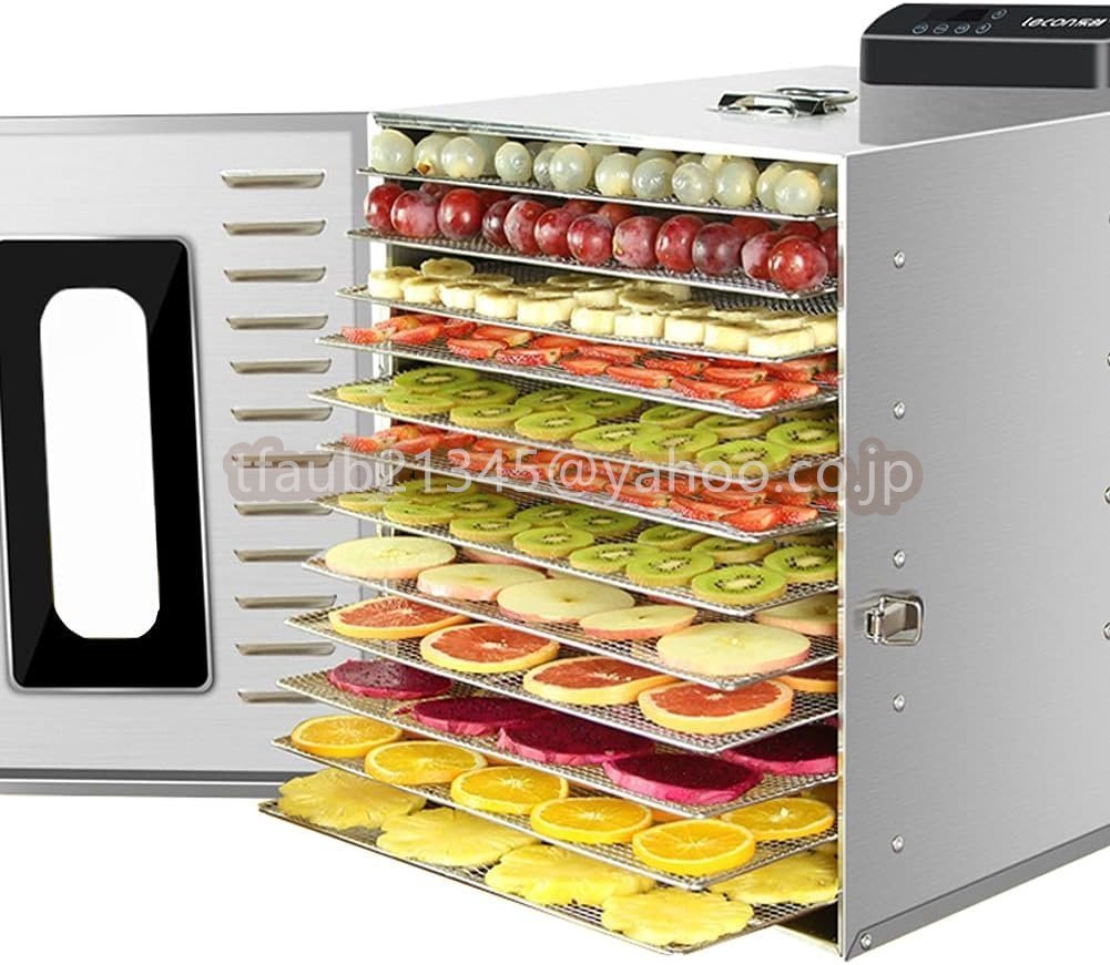 最新情報 フードディハイドレーター 12層 食品乾燥機 ドライフルーツ 業務用 大容量 熱風循環システム LCDタッチパネル 智能温度制御 野菜ドライヤー その他 最新情報 フードディハイドレーター 12層 食品乾燥機 ドライフルーツ 業務用 大容量 熱風循環システム LCDタッチパネル 智能温度制御 野菜ドライヤー その他