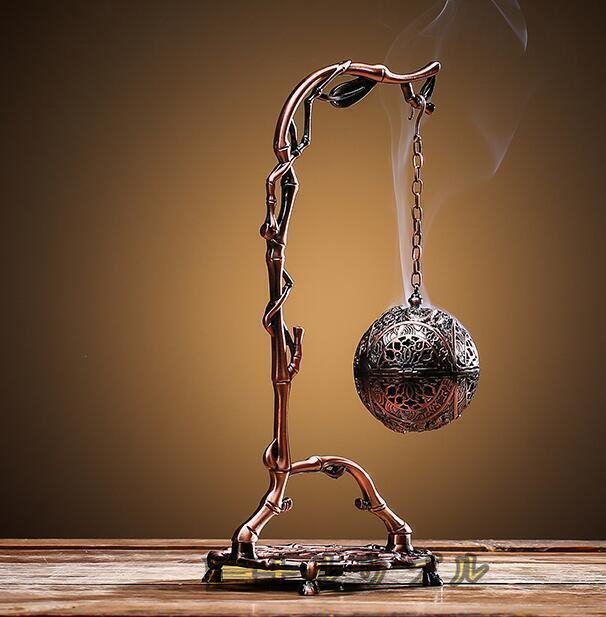 新品★円形吊香炉◆ 透かし彫刻◆ 透丸形吊灯籠 ◆釣鉄燈籠◆ 円形鐵灯篭 ◆香炉