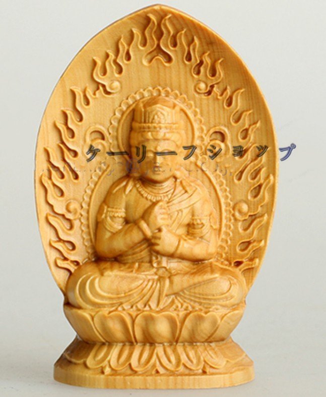 仏教美術 大日如来 精密彫刻 仏像 手彫り 木彫仏像 仏師手仕上げ品_画像1