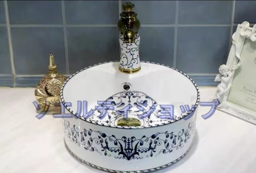 強くお勧め☆高級洗面台☆洗面ボウルセット 陶器 洗面ボール 手水鉢 強くお勧め☆高級洗面台☆洗面ボウルセット 陶器 洗面ボール 手水鉢