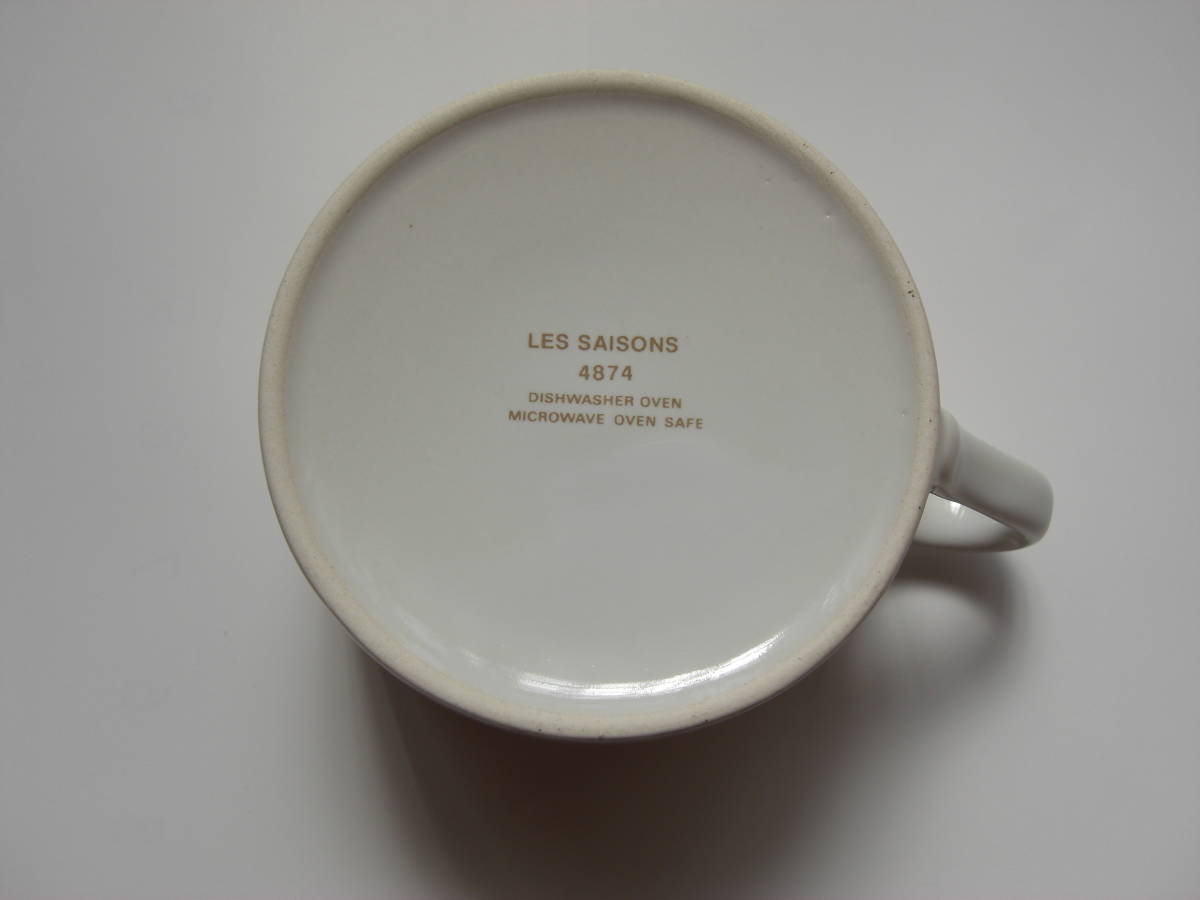 【未使用】ラ・セゾン/LES SAISONS 4874/大皿/カップ/洋食器/スープカレー皿/マグカップ_画像10