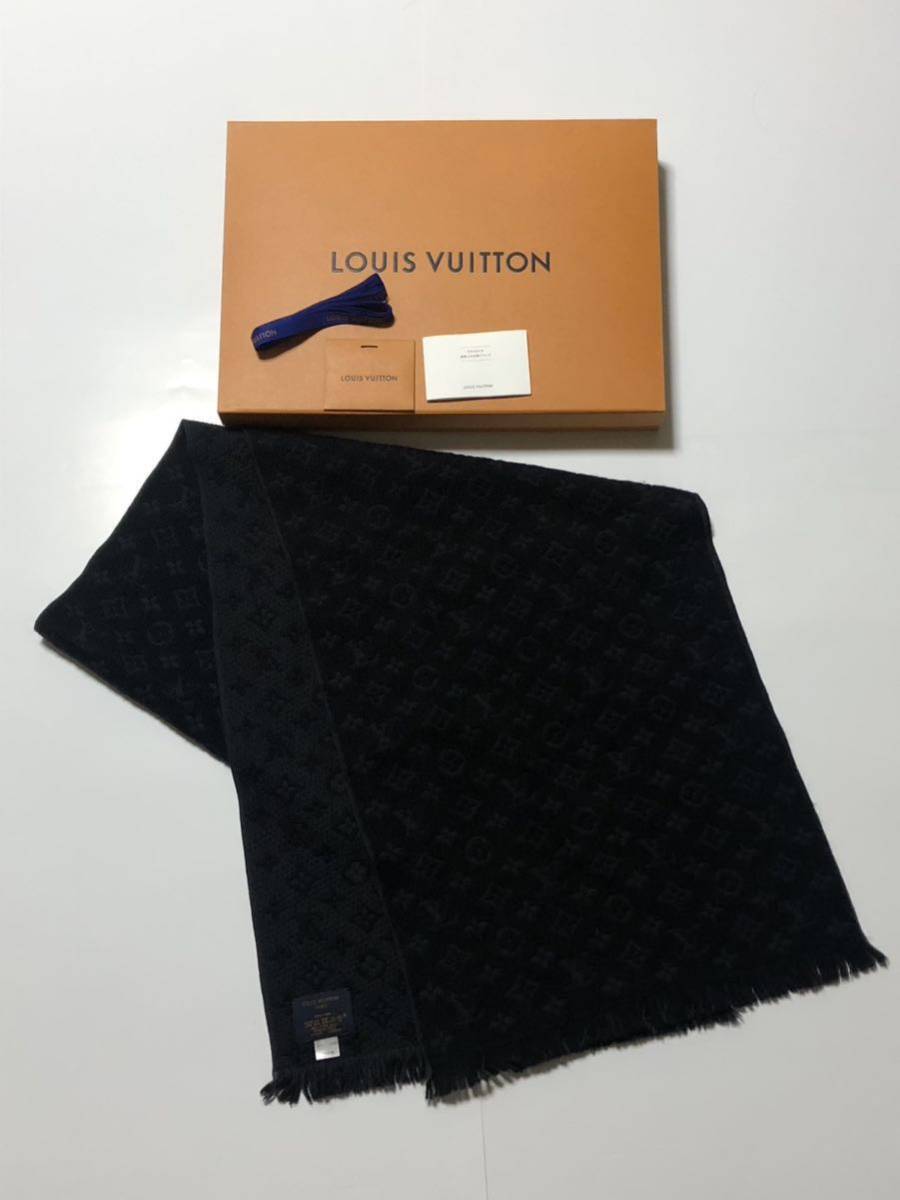 超美品 LOUIS VUITTON マフラー ルイヴィトン エシャルプ・モノグラム クラシック 国内正規品 ルイヴィトンジャパン イタリア製 ウール_画像1