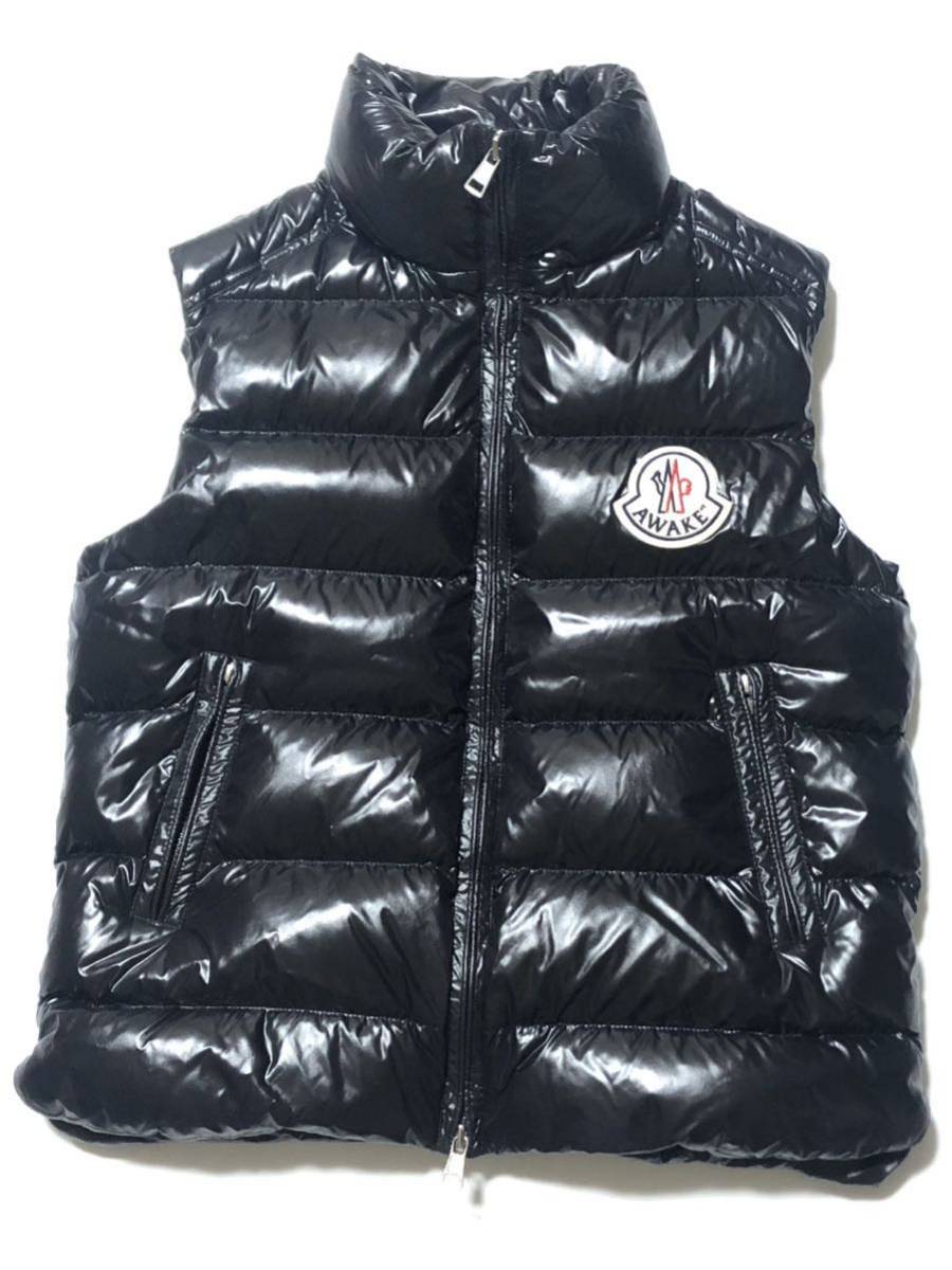 超美品 MONCLER AWAKE NY ダウンベスト TIB MONCLER GENIUS ブラック1