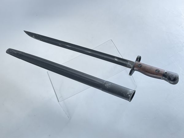 P1907銃剣(樹脂製レプリカ) イギリス軍 英軍 Yahoo!オークション - FCW 製 P1907 銃剣 (樹脂製刀身)銃剣用鞘