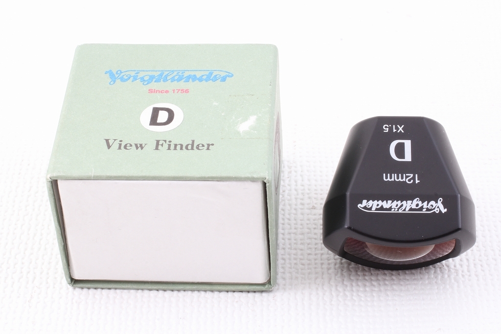 極上品◆Voigtlander フォクトレンダー 12mm ビューファインダー デジタル X1.5◆R-D1s用/元箱,a-9780
