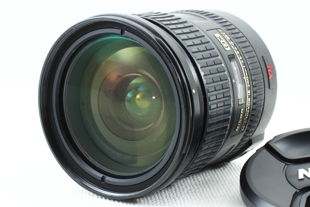 美品◆NIKON ニコン AF-S DX 18-200mm F3.5-5.6G ED VR◆ズームレンズ/a-7008